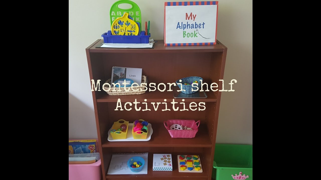 Shelf activities for toddlers and preschoolers YouTube