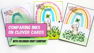 Comparing Inks with Clover cards