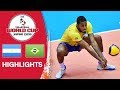 ARGENTINA vs. BRAZIL - Highlights | Men's Volleyball World Cup 2019