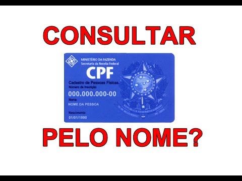 Consultar CPF pelo nome: é possível fazer isso?