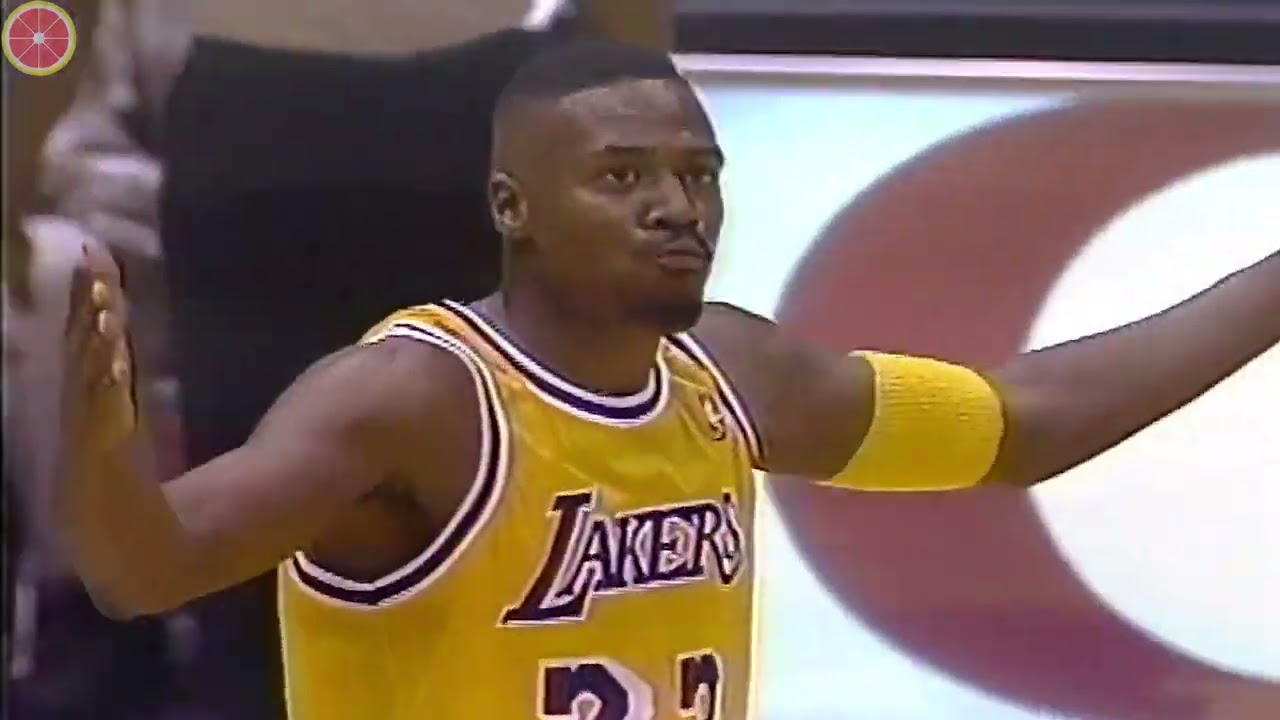 Throwback NBA RS 1994.12.29 Seattle SuperSonics at Los Angeles Lakers！Shawn Kemp vs Cedric Ceballos