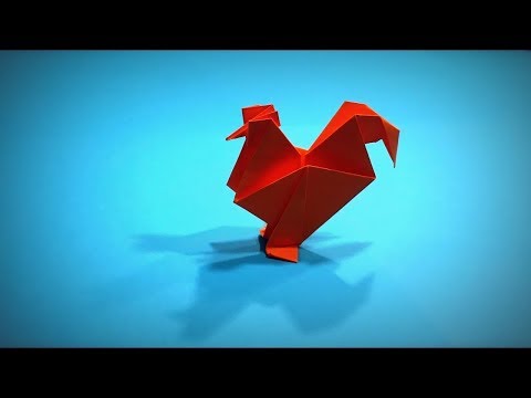 Video: How To Make A Paper Cockerel?