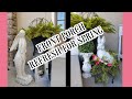 FRENCH FARMHOUSE FRONT PORCH REFRESH FOR SPRING - DECORATE WITH ME - SPRING DECORATING