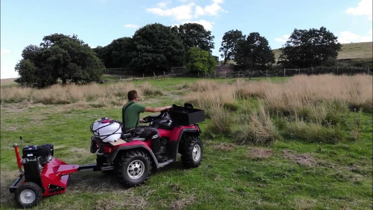 ATV / Quad Bike Tow Behind Flail Mower / Topper with Briggs & Stratton