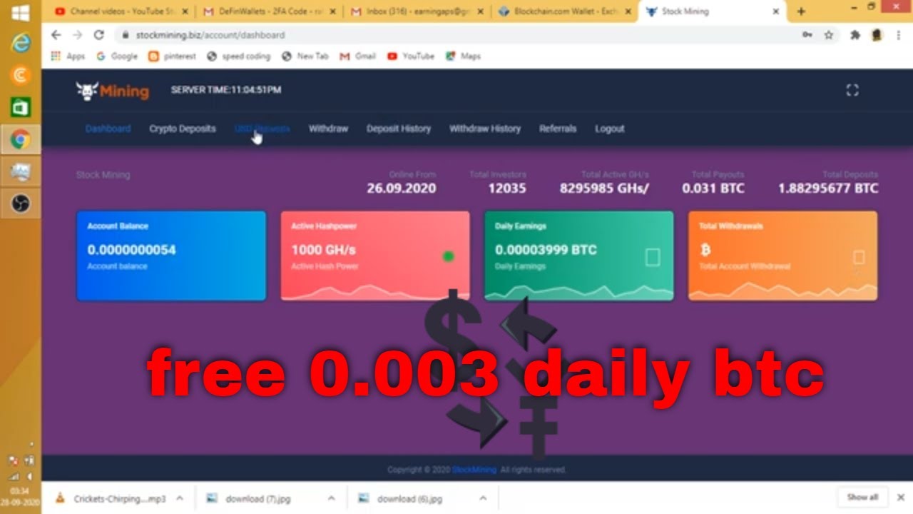 New Free Bitcoin Btc Mining Site 2020 Without Invest