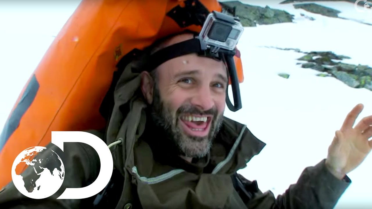 shocking definition Glissading Down A Mountain | Marooned with Ed Stafford
