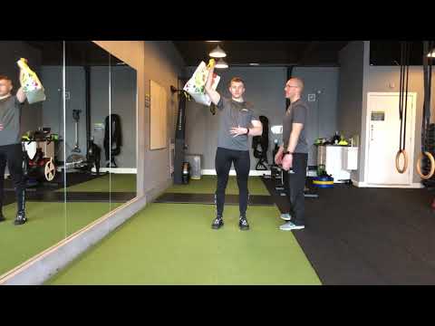Shopping Bag Single Arm Overhead Press