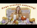 HUGE CROCHET UNBOXING HAUL! Grab some coffee and let's enjoy this crochet unboxing!