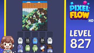 Pixel Flow Level 827 Solution Walkthrough Profile