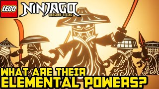 The Elemental Powers of the Forbidden Five!  Ninjago Dragons Rising Season 2 Theory!