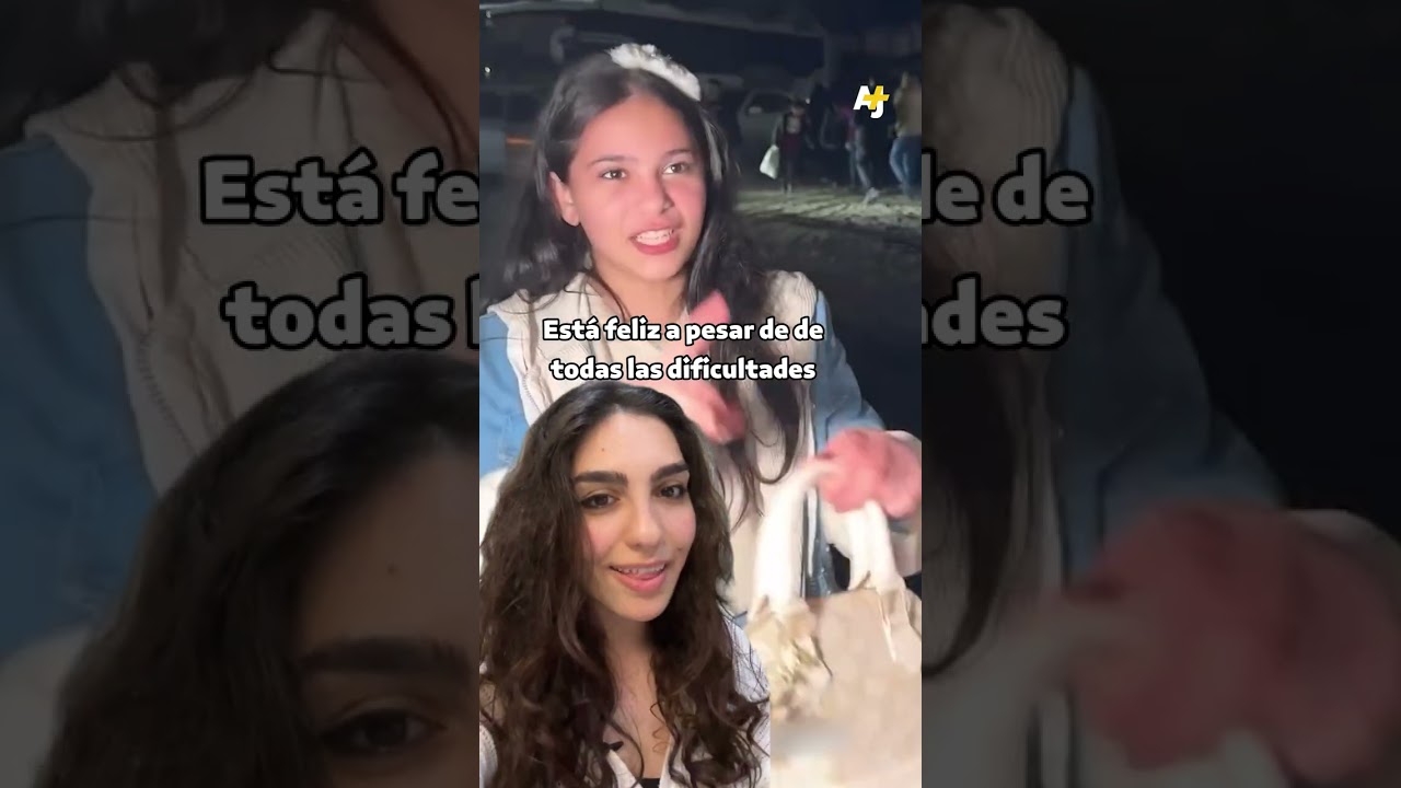 سعادة فتاة عند عودتها إلى غزة #shorts