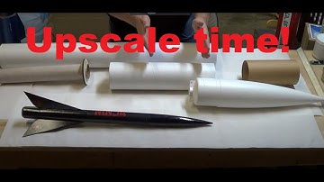 Upscale Estes Ninja High Power Rocket Build Part 1: Panic!