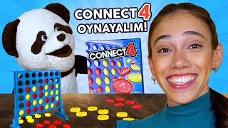Ayicik Sütlü İle Ayça Connect 4 Oynuyor