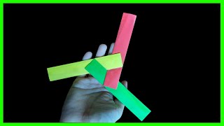 How to make paper boomerang 3 wings steps | origami boomerang easy