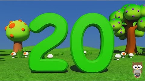 Sayılar | 1 den 20 e Kadar Türkçe Sayılar | 3D Animasyonlu Çocuk Şarkıları | Mini Baykuş