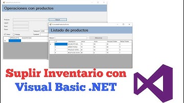 Como suplir un inventario con Visual Basic  .NET