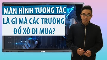 MÀN HÌNH TƯƠNG TÁC THÔNG MINH LÀ GÌ? ĐÂY LÀ TẤT CẢ THÔNG TIN VỀ MÀN HÌNH TƯƠNG TÁC!!!