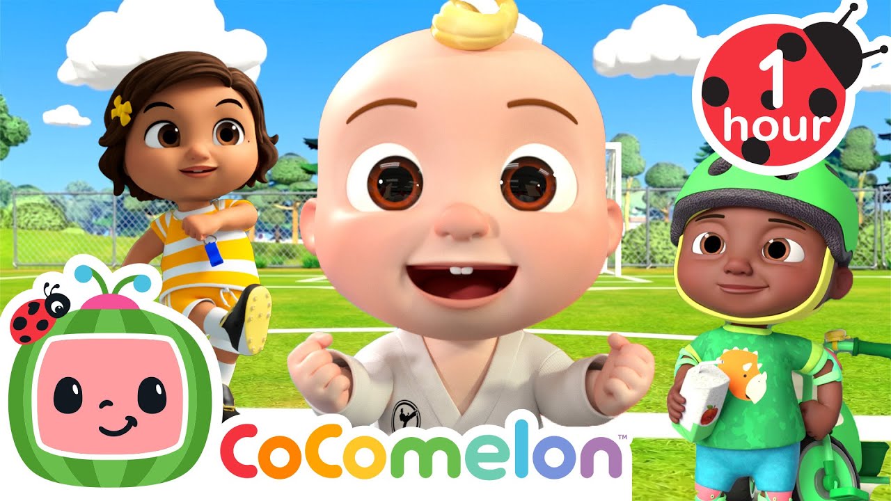 Sporting Fun with JJ and Friends | CoComelon Nursery Rhymes & Songs | Kids Learning