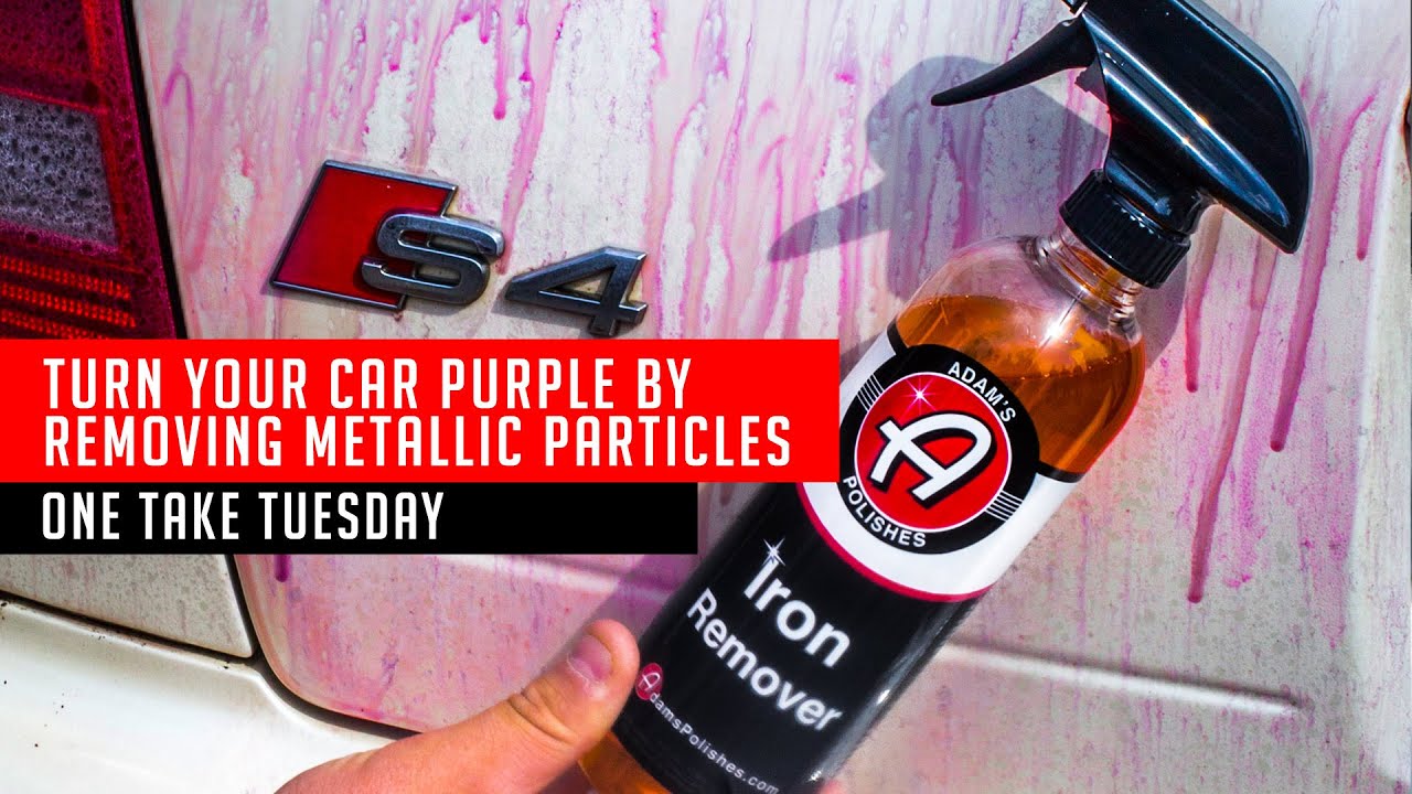 Turn Your Car Purple While Removing Metallic Particles In Your Paint 