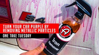 Turn Your Car Purple While Removing Metallic Particles In Your Paint