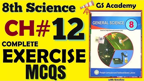 Exercise solution, chapter 12, our Universe, class 8 general science, 8th science, new course 2023