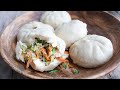 CHINESE VEGETABLE ZUCCHINI BUNS!! | VEGAN (夏南瓜包子)