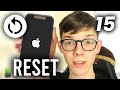 How To Hard Reset iPhone 15 / 15 Pro - Full Guide