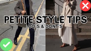 HOW TO STYLE- Mid Length Coats On A PETITE Body Type! | Petite style tips 2024