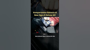 Letak Laci Rahasia di New Daihatsu Sigra 1.2 R Deluxe MC 2022 Facelift