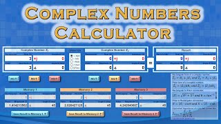 Complex Numbers Calculator screenshot 2