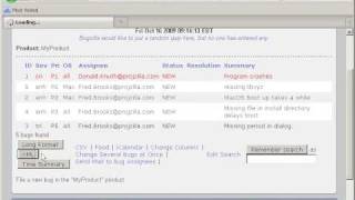 Making XML from Bugzilla for use by Projzilla