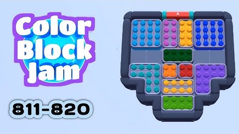 Color Block Jam Level 811-820 | No Commentary, No Music | Android Gameplay