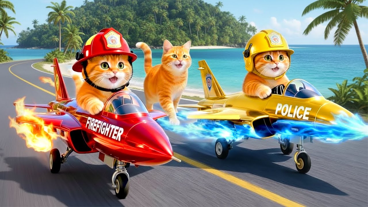 Mama Cat Trims Fur on the Farm and Makes Tiger Hat For Kittens At Home🐾🎩🐯