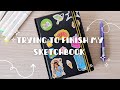 Trying to Finish my Sketchbook ( but watch me fail) 🎨📕
