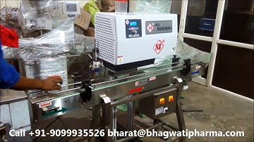 Pet Ghee Jar Induction cap sealing machine