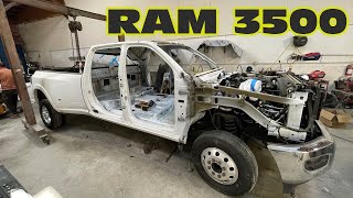 Восстановление Dodge RAM 3500 6.7 Cummins после ДТП в США