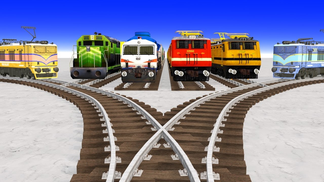 ⁣【踏切アニメ】あぶない電車 TRAIN Vs People 🚦 踏切 Fumikiri 3D Railroad Crossing Animation #2