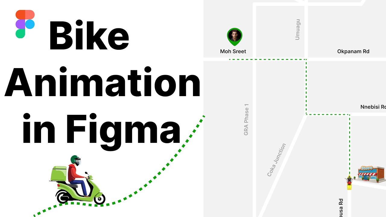 Moving Delivery Bike Animation in Figma—Step-by-Step UI Tutorial