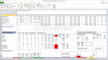 MLB DFS Picks Spreadsheet - Quick Rundown
