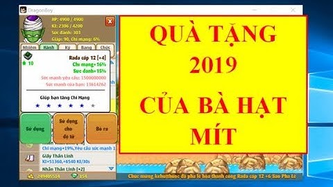 Ngoc Rong Online: khởi đầu năm mới 2019 đầy may mắn với món quà của bà hạt mít