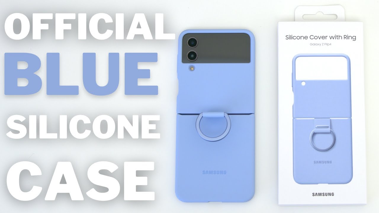 Samsung Galaxy Z Flip 4: Official Blue Case - YouTube