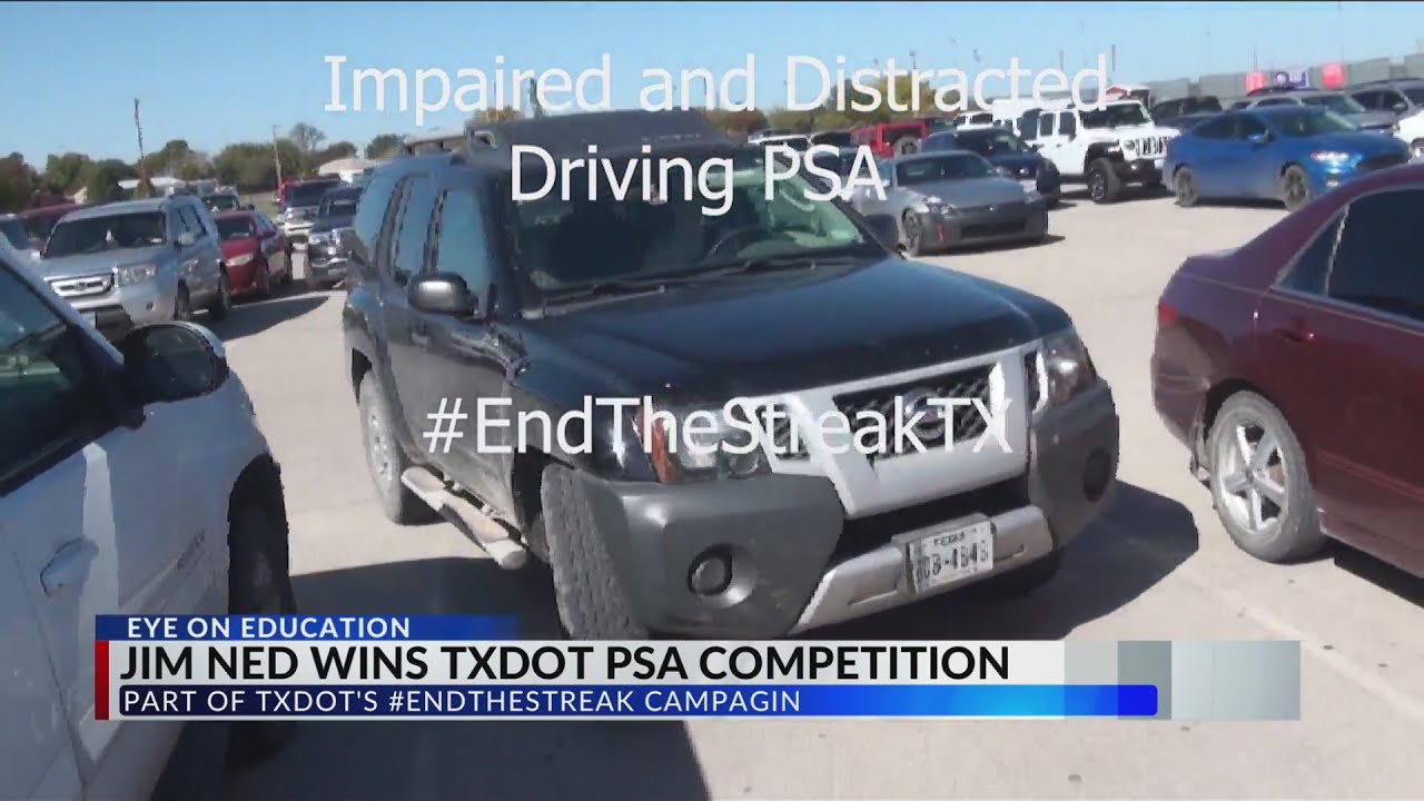 Jim Ned wins TXDOT PSA competition for 