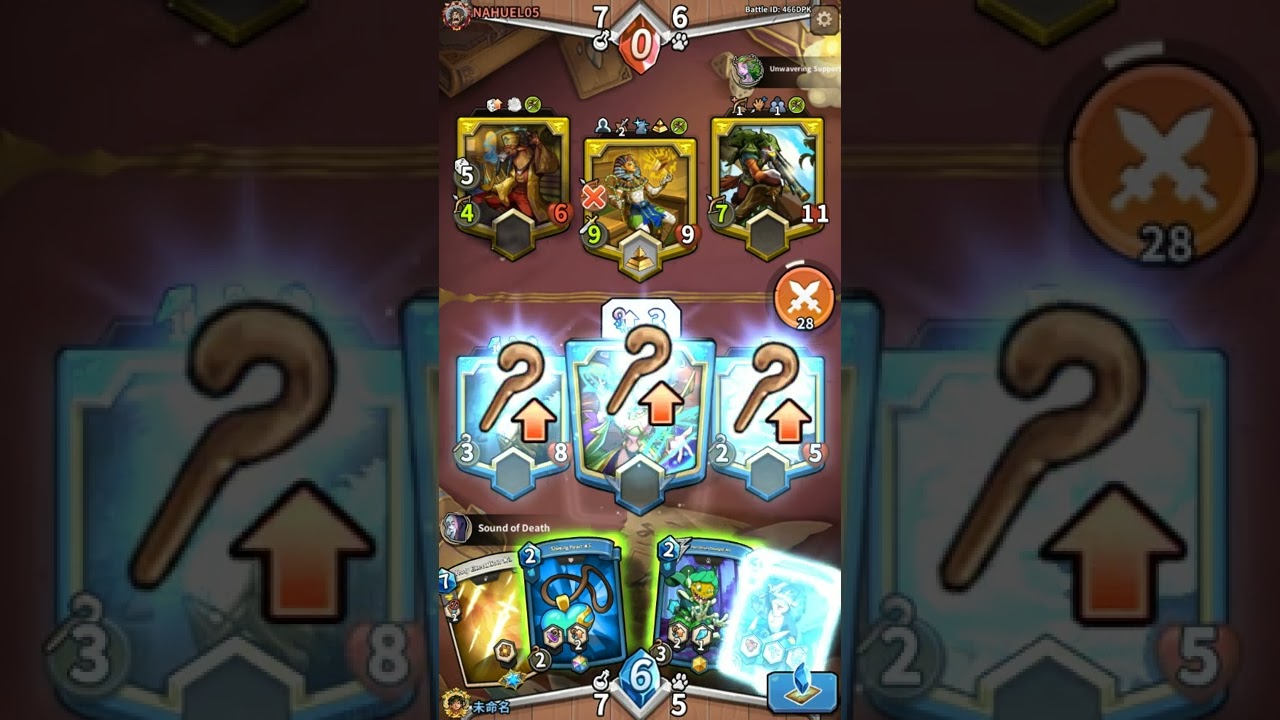 Card Monsters Weeping Angel & Dragonborn VS NAHUEL05 Foster & Bull & Pharaoh