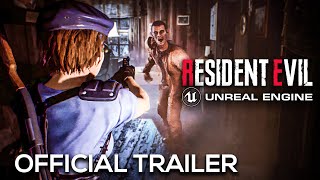 RESIDENT EVIL 1: REMAKE |  TRAILER (4K) | UNREAL ENGINE 5 | Fan Game