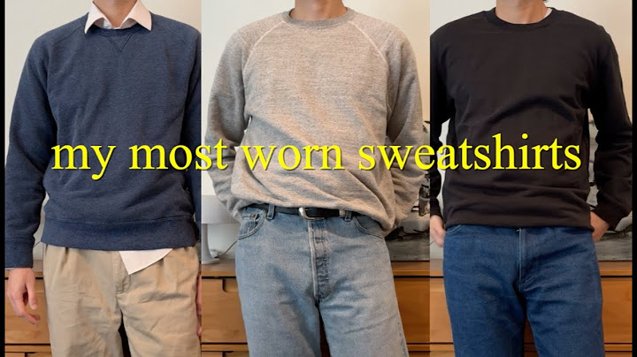 my most worn sweatshirts (uniqlo, reigning champ, orslow)