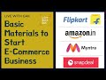 Basic tools required to start an E-Commerce business in Tamil | Live with GAK | Online selling |