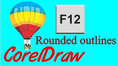 CorelDraw Tips & Tricks Rounded Corners on TEXT or any line