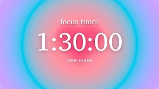 1 Hour 30 Minute Silent Timer | Focus & Relax