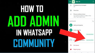 How to Add Admin in Whatsapp Community
