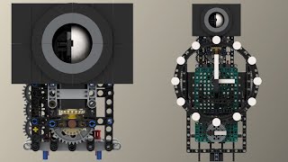 LEGO Modular Wall Clock Instructions: Lunar Sphere Complication